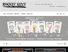 Tablet Screenshot of guitarshapedkeys.com